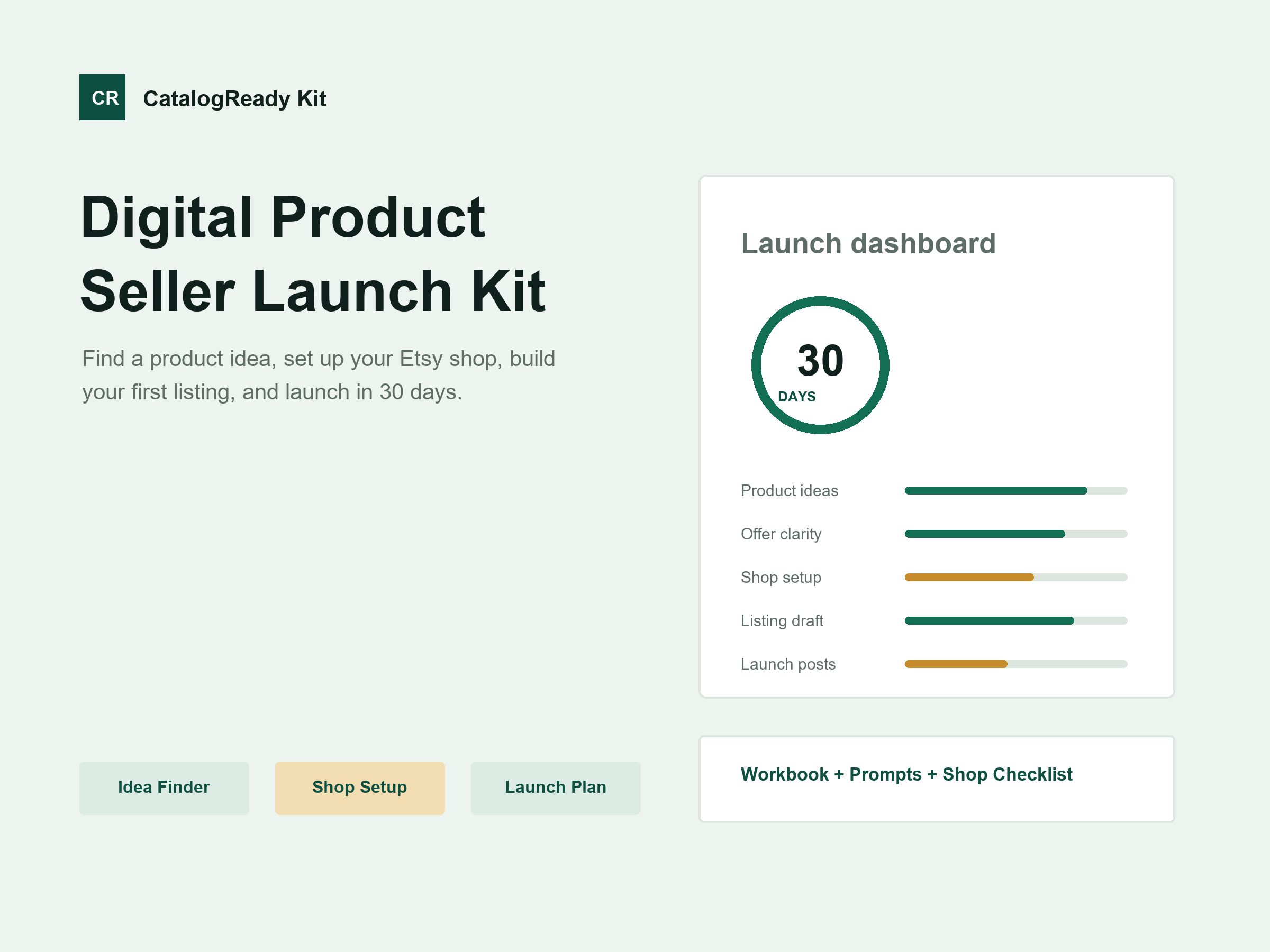 Digital Product Seller Launch Kit cover preview